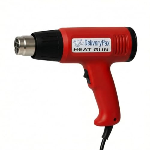 DELIVERYPAX 2000W Heat Gun with 100W Glue Gun & 5 Glue Sticks