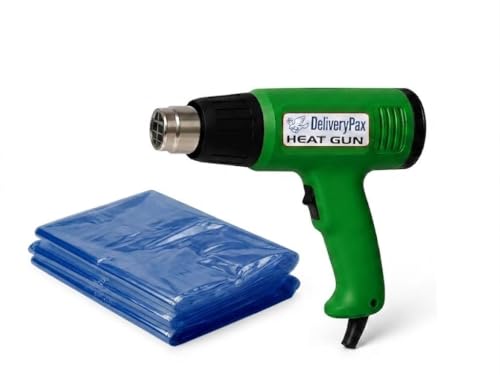 DELIVERYPAX PVC Heat Shrink Film 20 Inch x 20 Meter | Transparent Heat Shrink Wrap | PVC Shrink Wrap Roll for Packaging | 20 Inch Shrink Wrap for Box Packing, PVC Shrink Film for Packaging