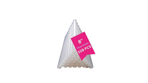 11mm x 220 mm (8.5"), 108 pcs Hot Melt Glue Sticks Super Strong Gumming