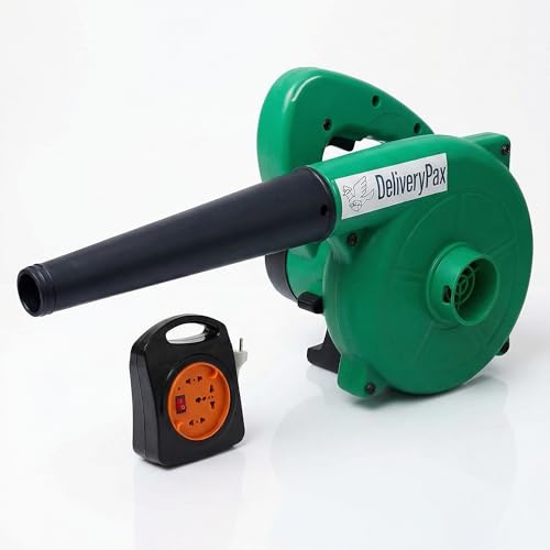 Delivery Pax 600W Electric Air Blower Machine | Blower Fan for Cleaning | Air Blower for Dust Cleaner for Home | Blower for Cleaning | Electric Blower for Leaf Cleaning | Free 4 Meter Cord