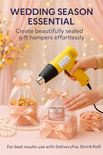 DELIVERYPAX 2000W Heat Gun with 100W Glue Gun & 5 Glue Sticks