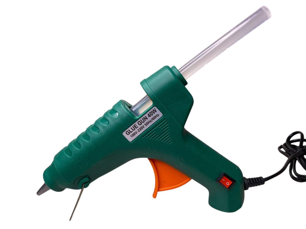 40W Glue Gun for DIY Art & Craft Projects with 150mm x 11mm, 3 Glue Sticks