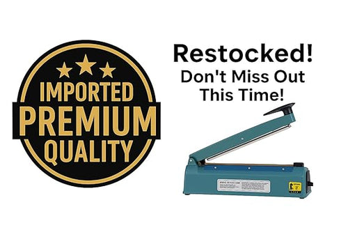 All-in-One Heat Sealer – Choose from 8, 12 & 16 Sizes