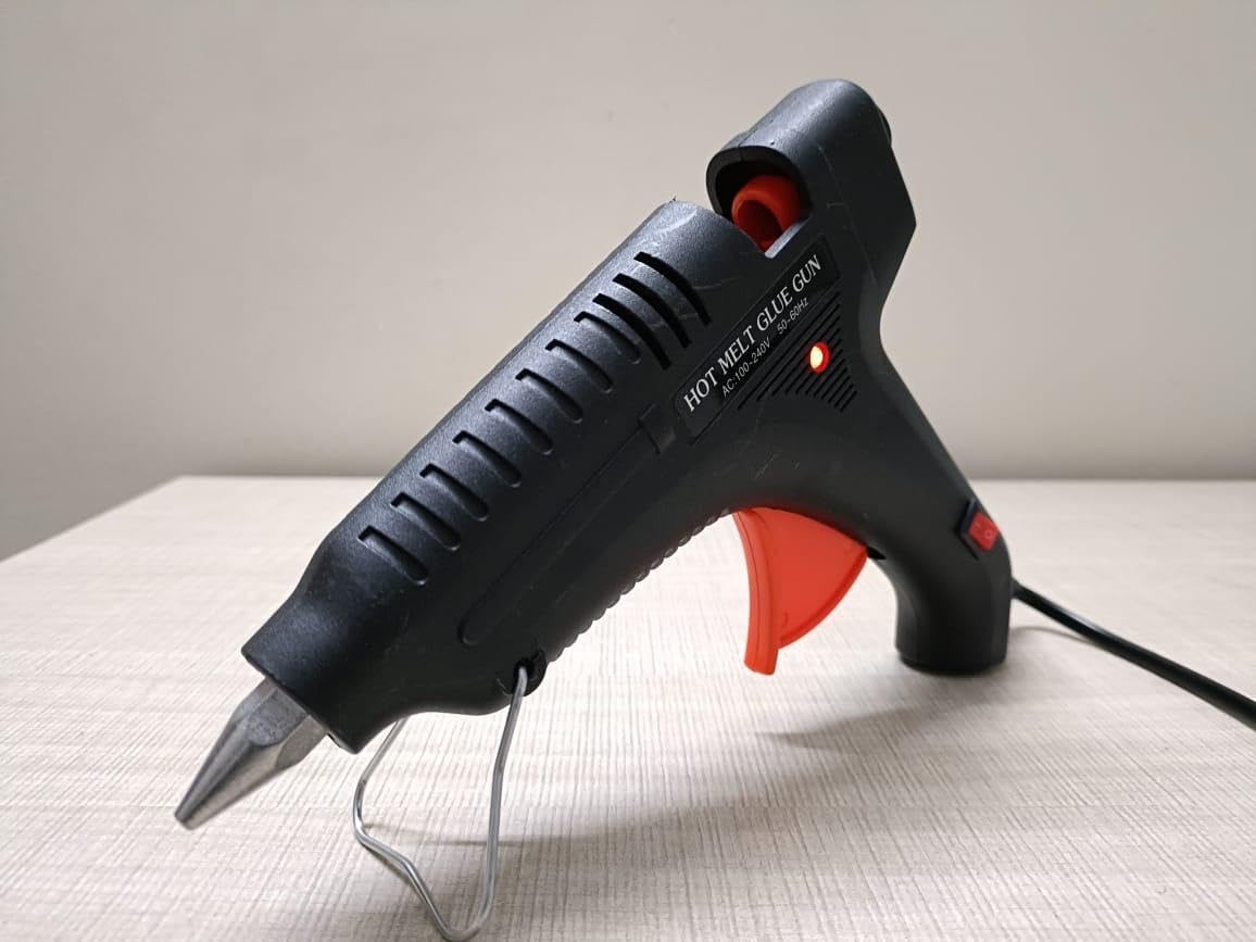 Glue Gun 150W with 5 Glue Sticks (Black) for Art & Crafts, Repairs & DIY Projects
