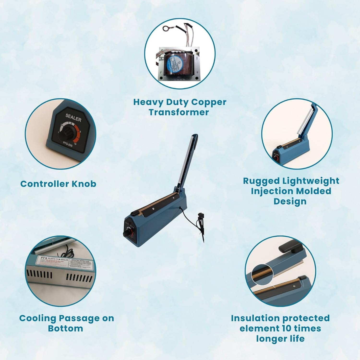 Compact & Strong Film Sealer – 8, 12 and 16 Range