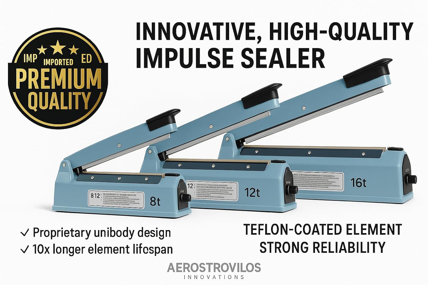 Strong & Portable Film Sealer – Multi Options 8, 12, 16