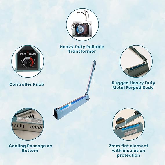 All-in-One Heat Sealer – Choose from 8, 12 & 16 Sizes