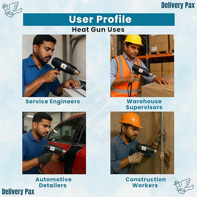 Professional 2000W Heat Gun Machine – Multi-Use with & without Shrink