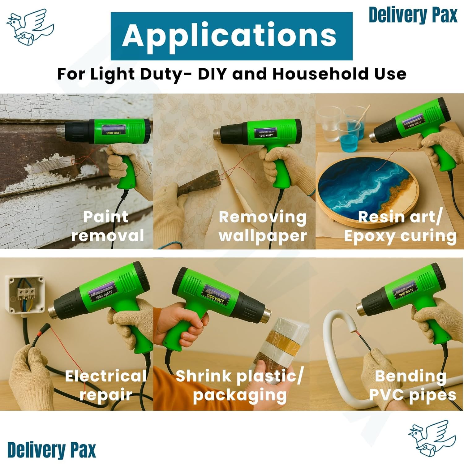 Heat Gun Shrink Kit - 2000W